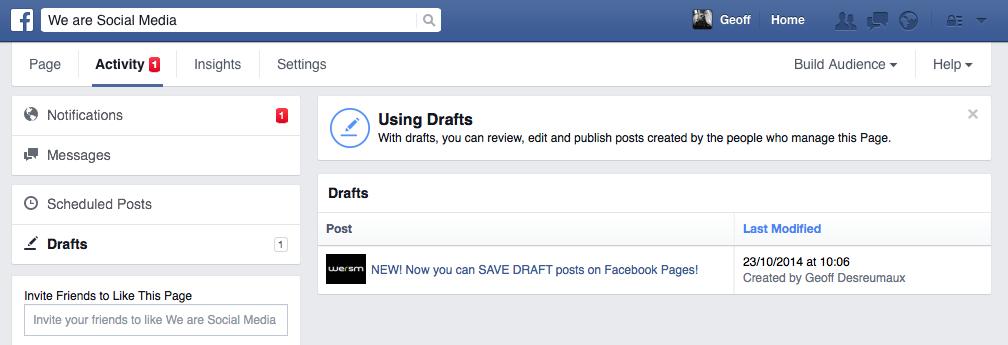 How To Find Drafts On Facebook / How to Find Drafts on Facebook App for