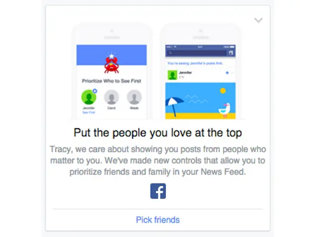 Facebook Asks You To Put People You Love At The Top Of Your News Feed