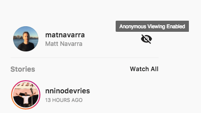 view instagram stories anonymously chrome extension