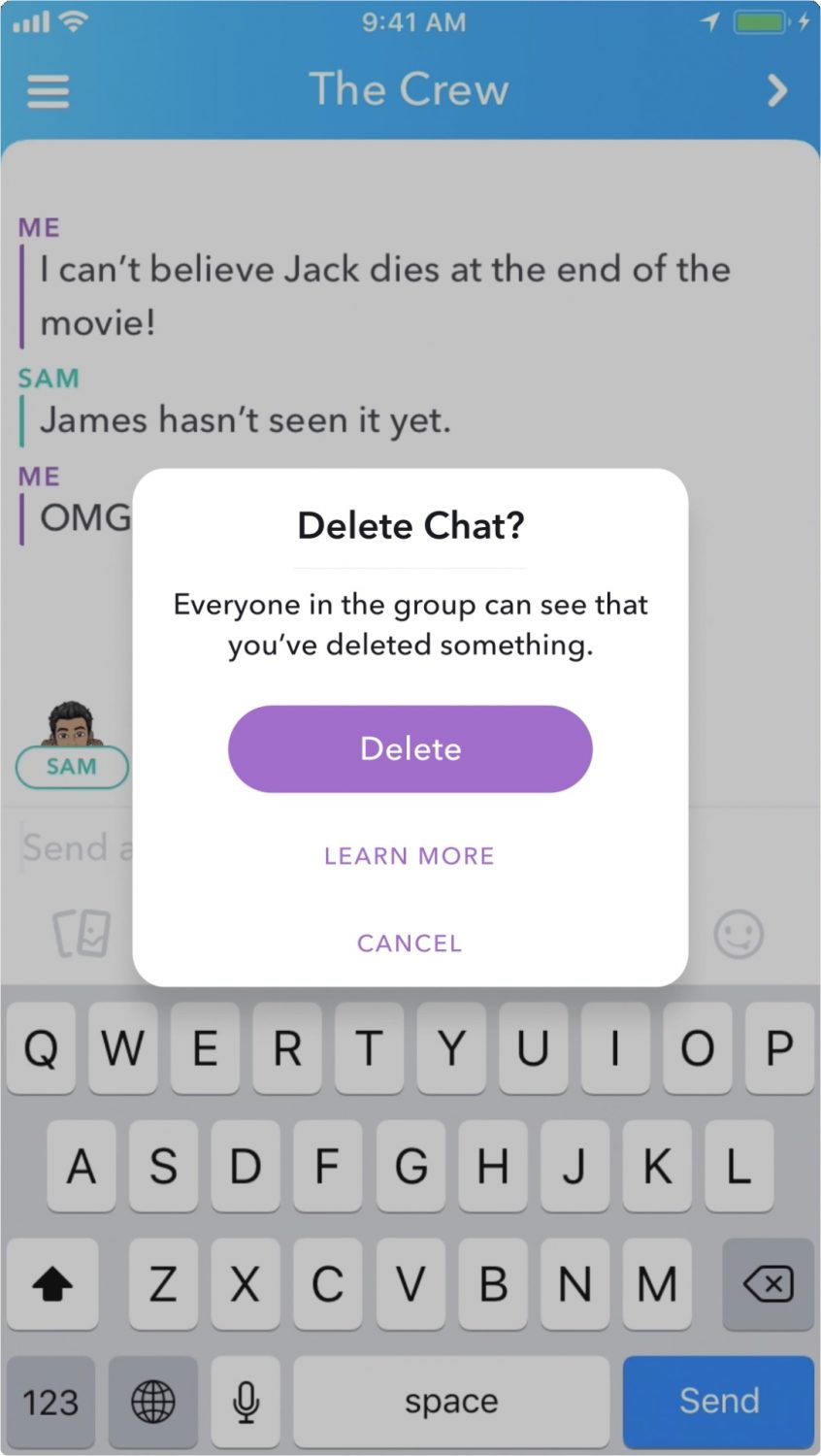 You Can Now Unsend Messages On Snapchat