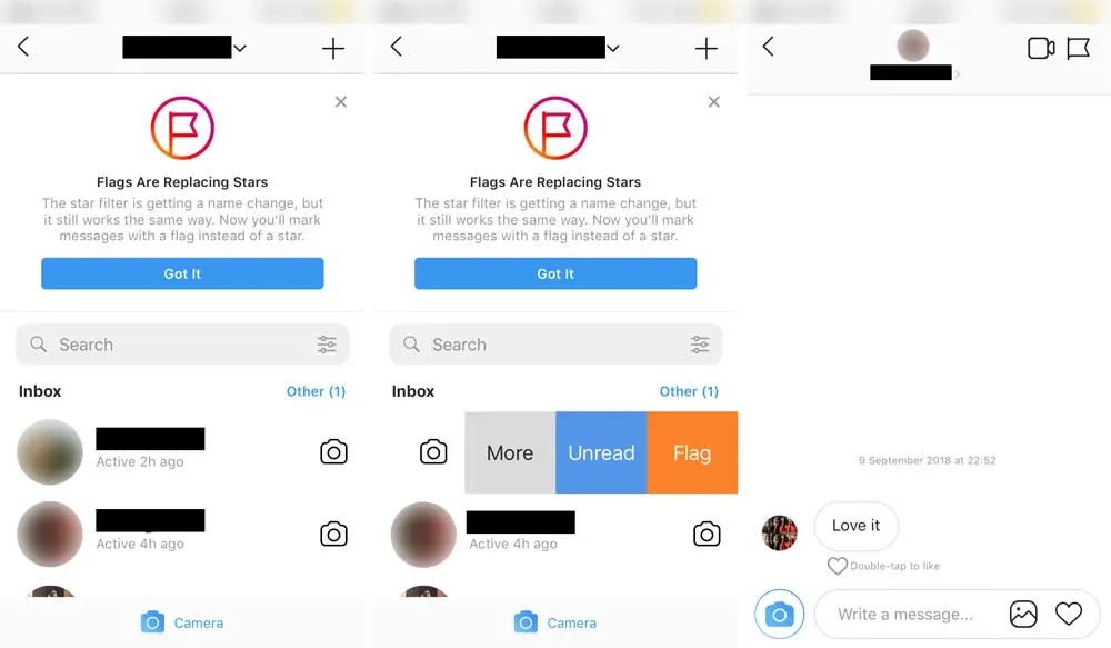 Flags Have Replaced Stars In Instagram S Direct Messages