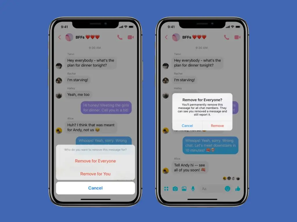 Facebook Finally Lets You "Unsend" Messages In Messenger