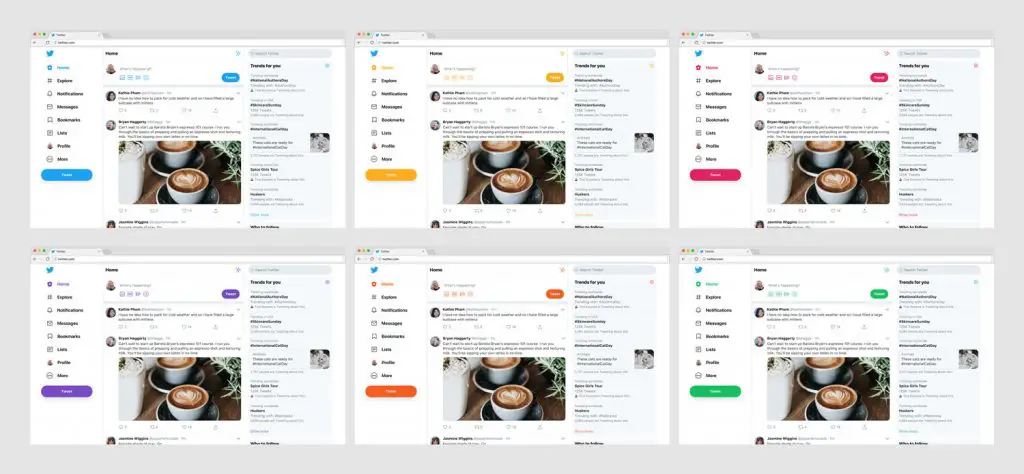 Download How To Personalise Your Display Settings On Twitter For Desktop PSD Mockup Templates