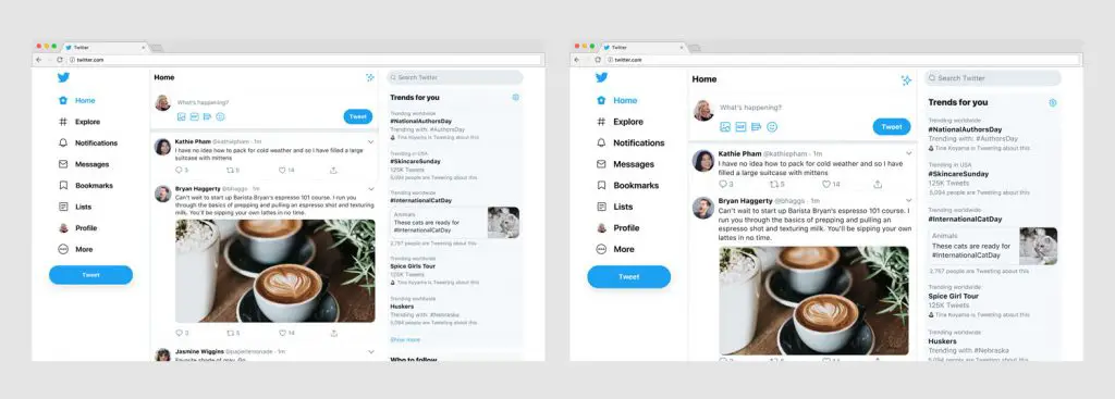 Download How To Personalise Your Display Settings On Twitter For Desktop PSD Mockup Templates