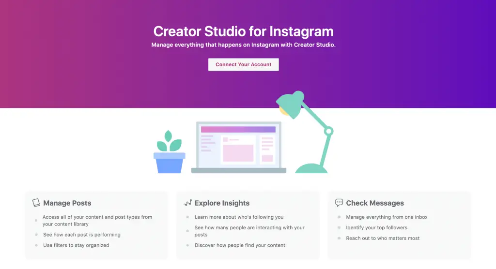 creator studio login instagram