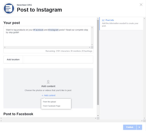 How To Use Facebook Creator Studio To Schedule Posts On Instagram And Igtv