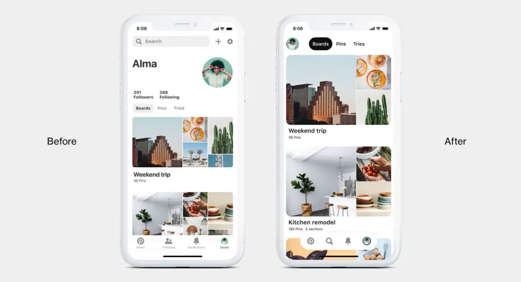 pinterest new look 2019