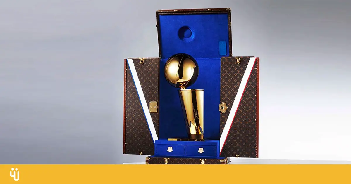 Louis Vuitton Teams Up With The NBA For An Exclusive Branded Trophy Case