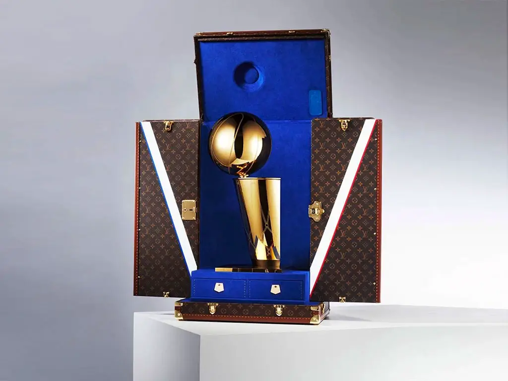 Louis Vuitton Teams Up With The NBA For An Exclusive Branded Trophy Case