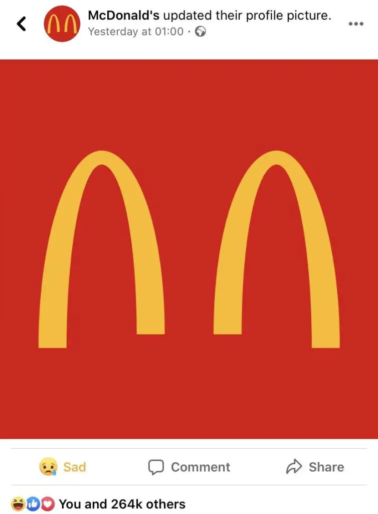 McDonald's social distancing