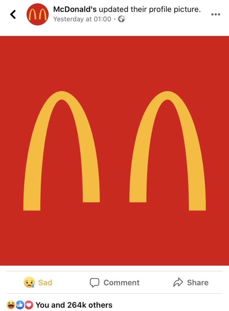 McDonald's social distancing