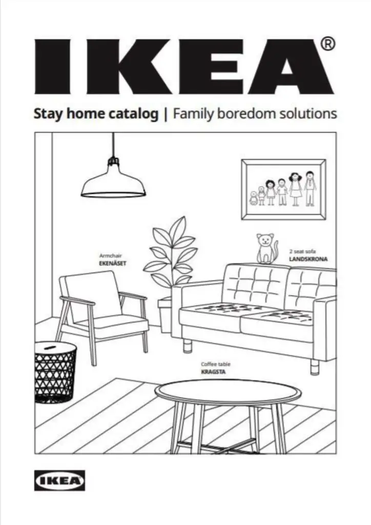 IKEA stay home catalog