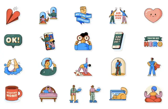 WhatsApp And WHO Launch Together At Home Sticker Pack