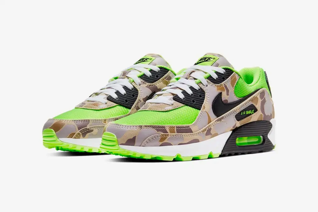 Nike Celebrates 30 Years Of Air Max 90 With The “Ghost Green Duck Camo”