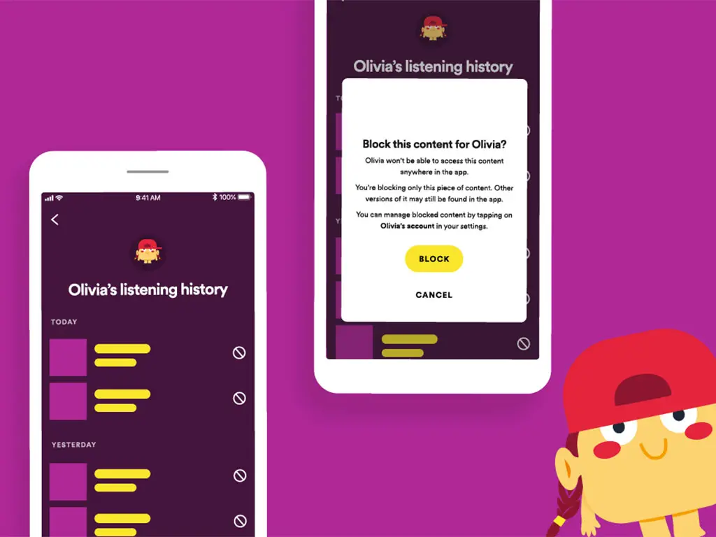 spotify kids parental controls