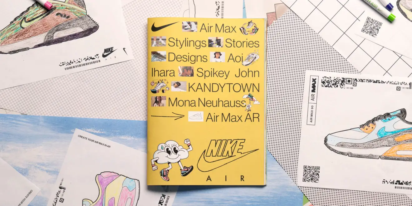 nike japan AR colorbook