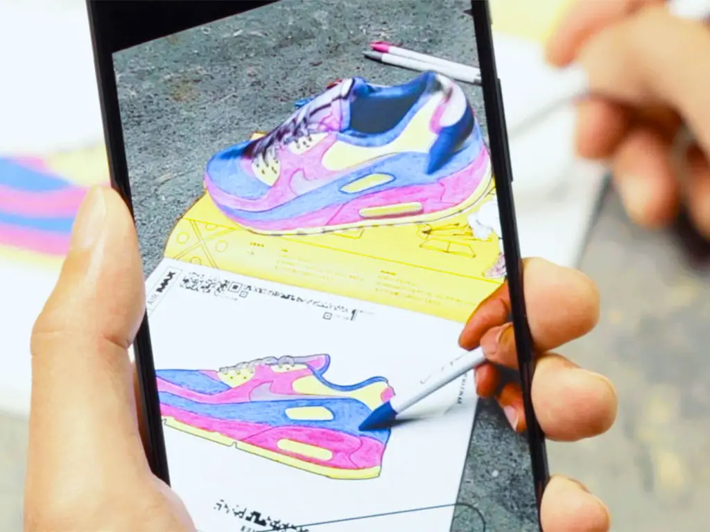 Nike Japan Lets You Color Your Own Sneakers With AR
