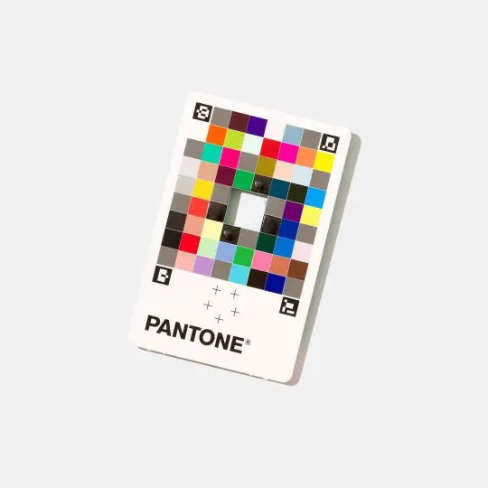 pantone color match card