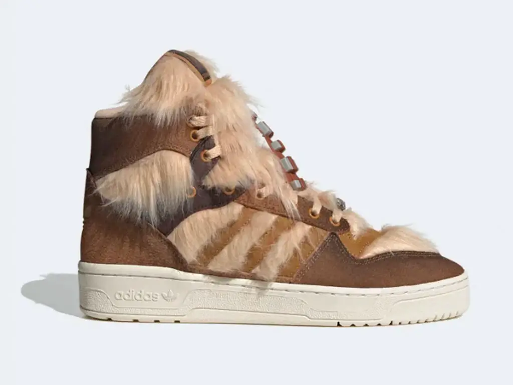 adidas fluffy high tops