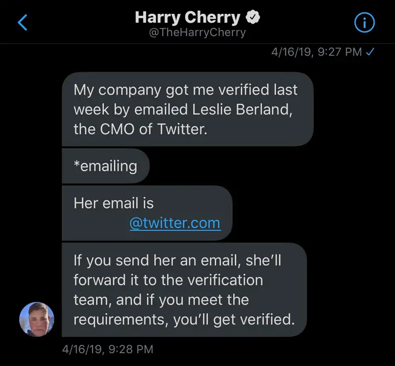 get verified on twitter