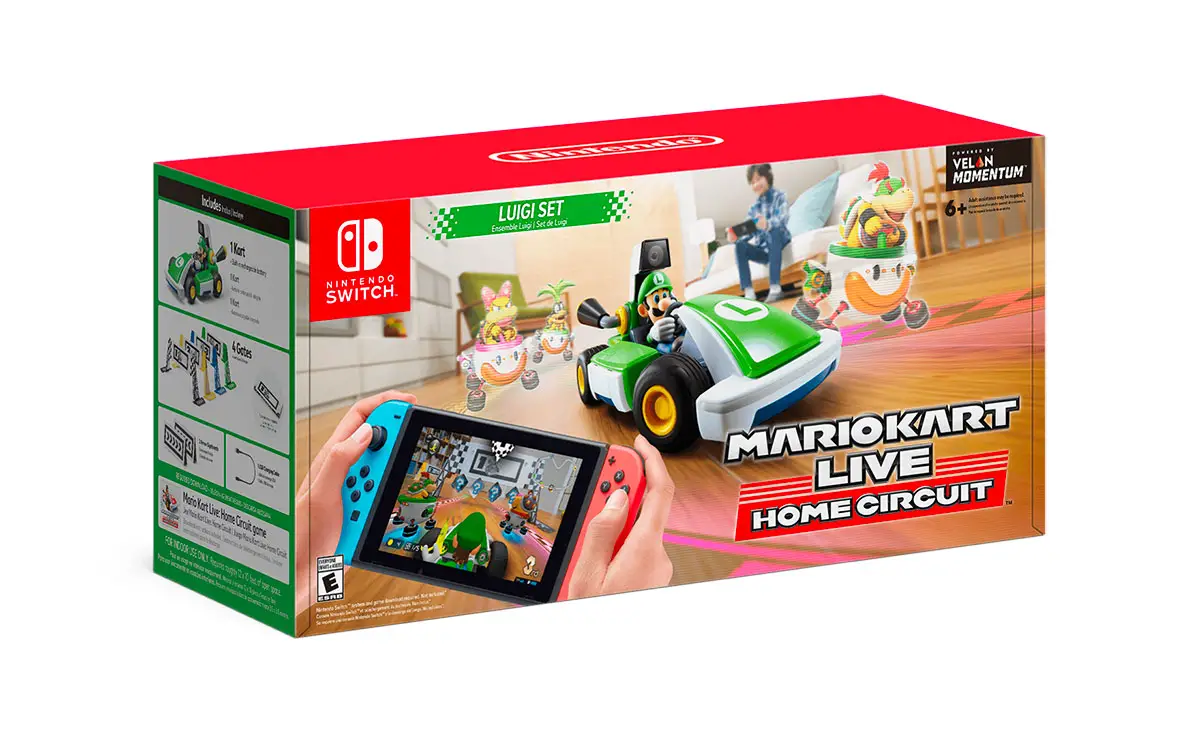 mario kart live box luigi