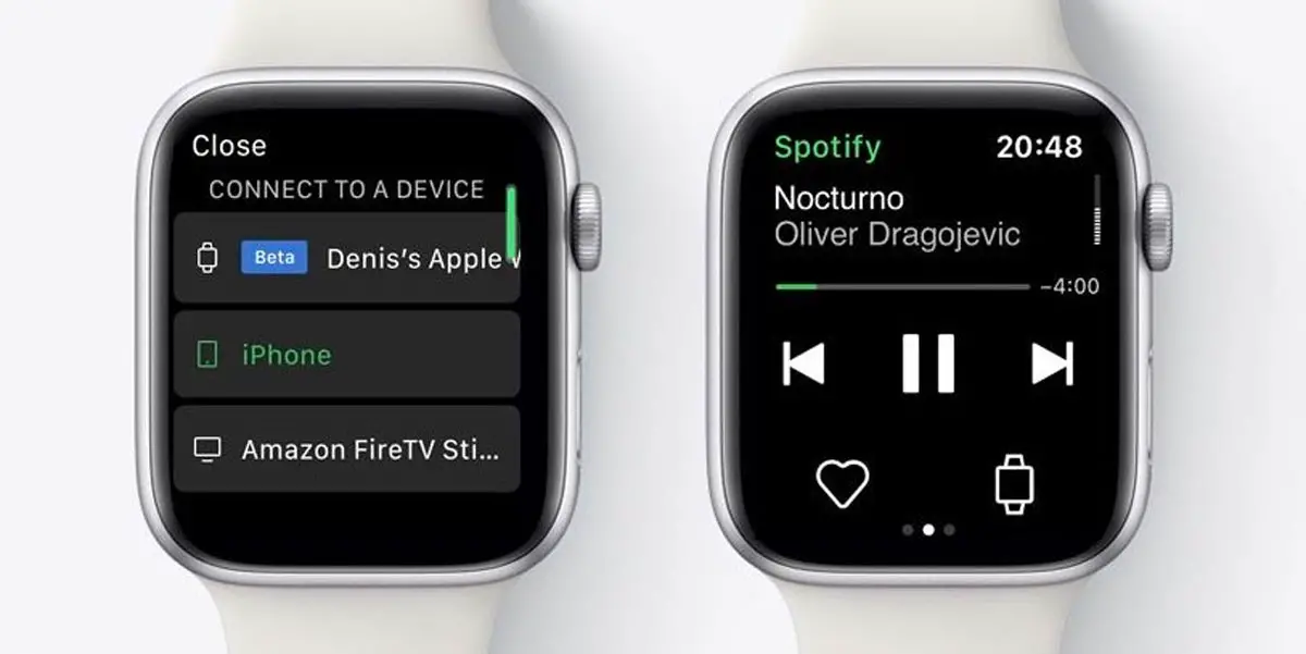 spotify apple watch streaming