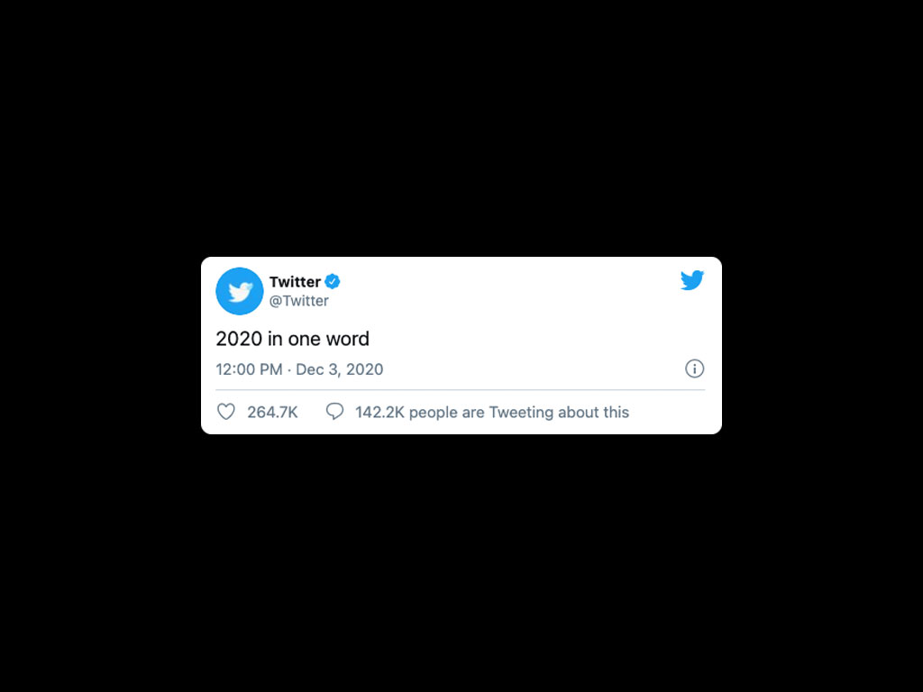 Twitter Asks Twitter To Summarize 2020 In One Word - twitter white house roblox