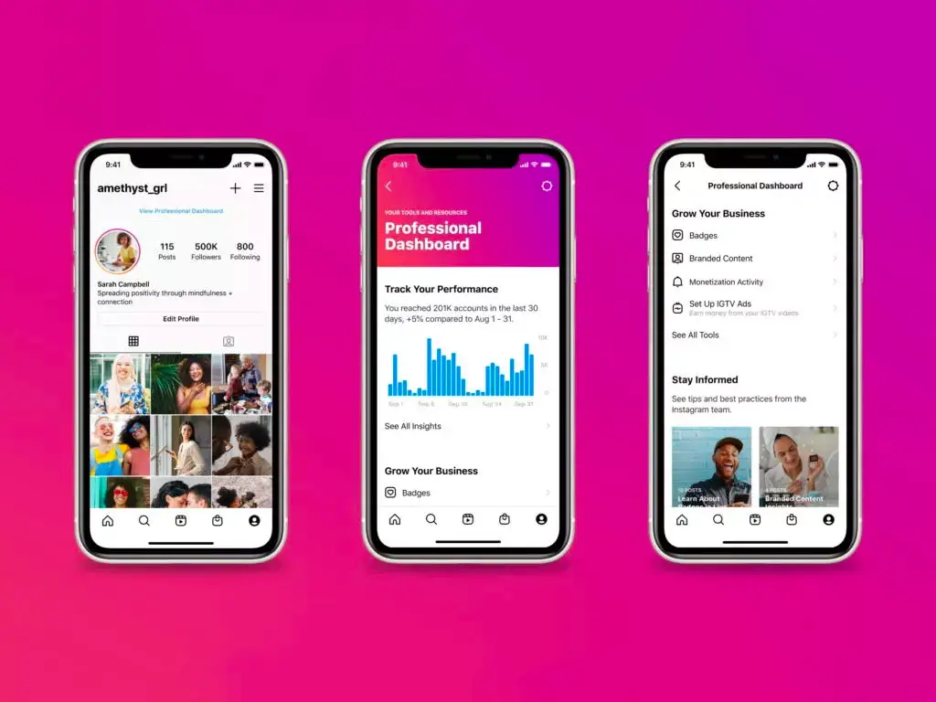 Instagram Introduces A New Professional Dashboard To Help You Make Better Decisions
