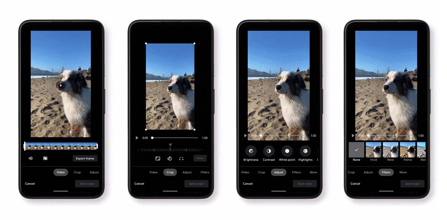 Google Photos obtiene un nuevo editor de video