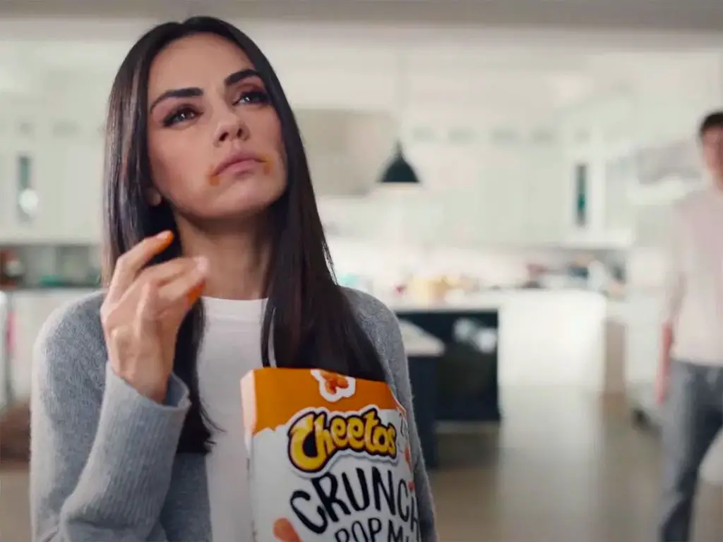 Mila Kunis, Ashton Kutcher And Shaggy Star In This Cheetos Super Bowl Ad