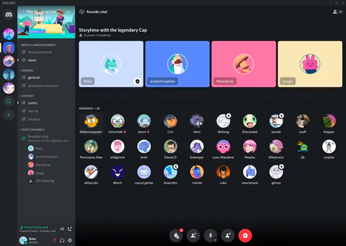 discord stage channels