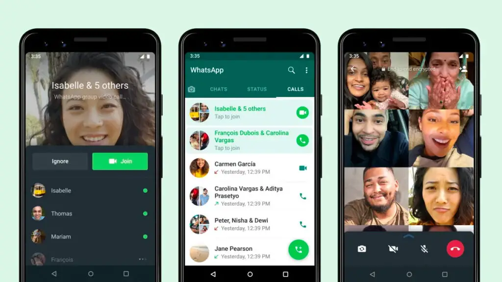 whatsapp join video call