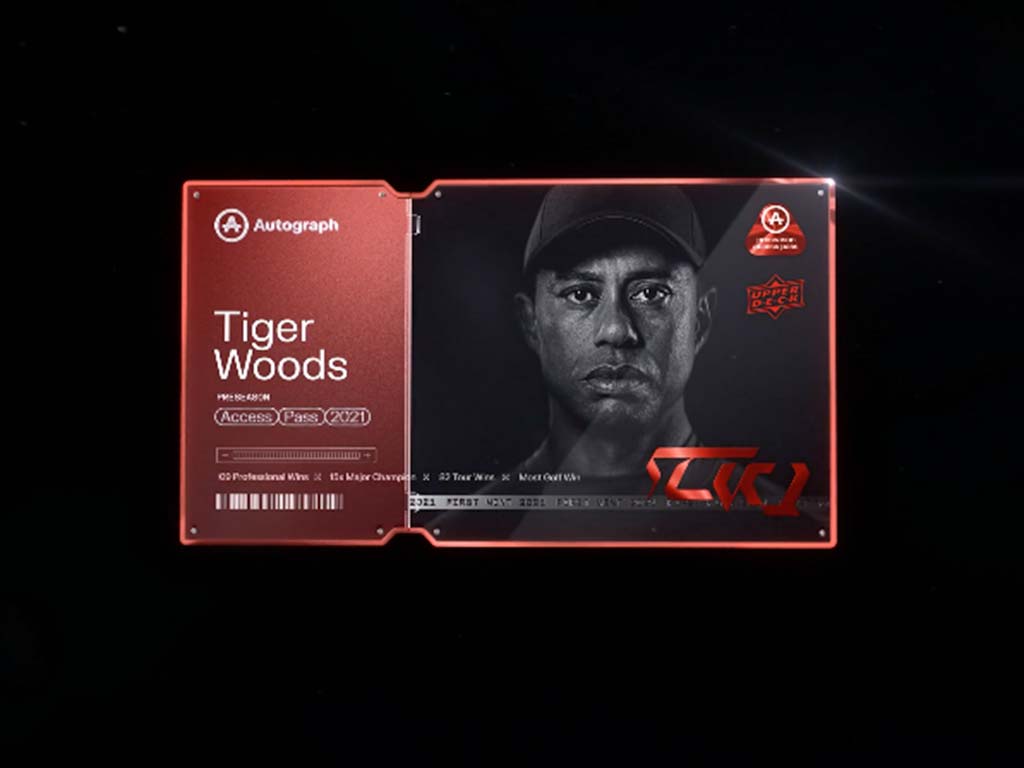 Tiger Woods Drops 10,000 NFTs On Tom Brady's 'Autograph' Platform