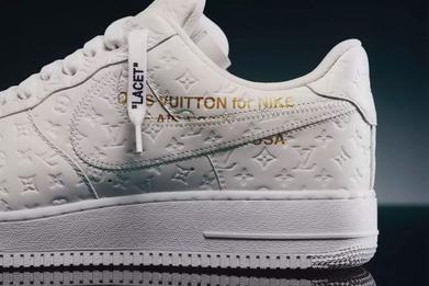 Take a Look at These Unreleased Louis Vuitton x Nike Air Force 1s