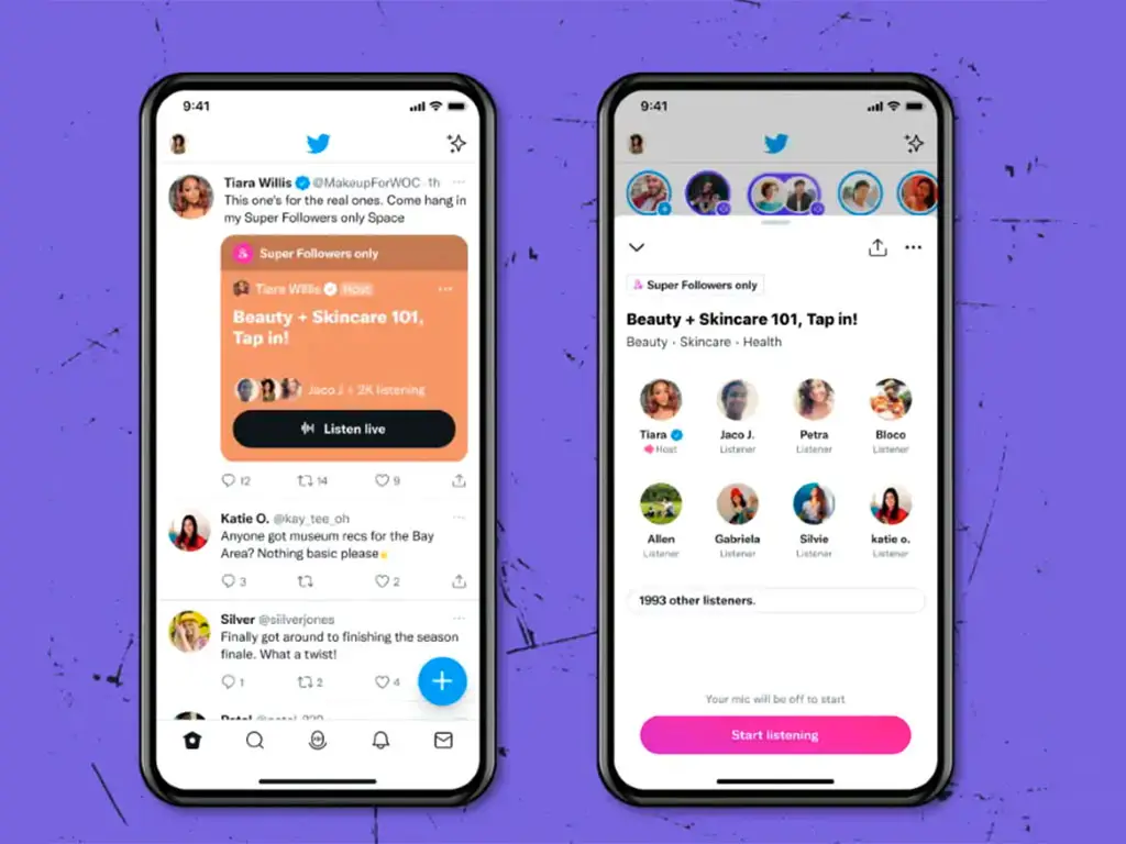 Twitter Introduces Super Follows Exclusive Spaces