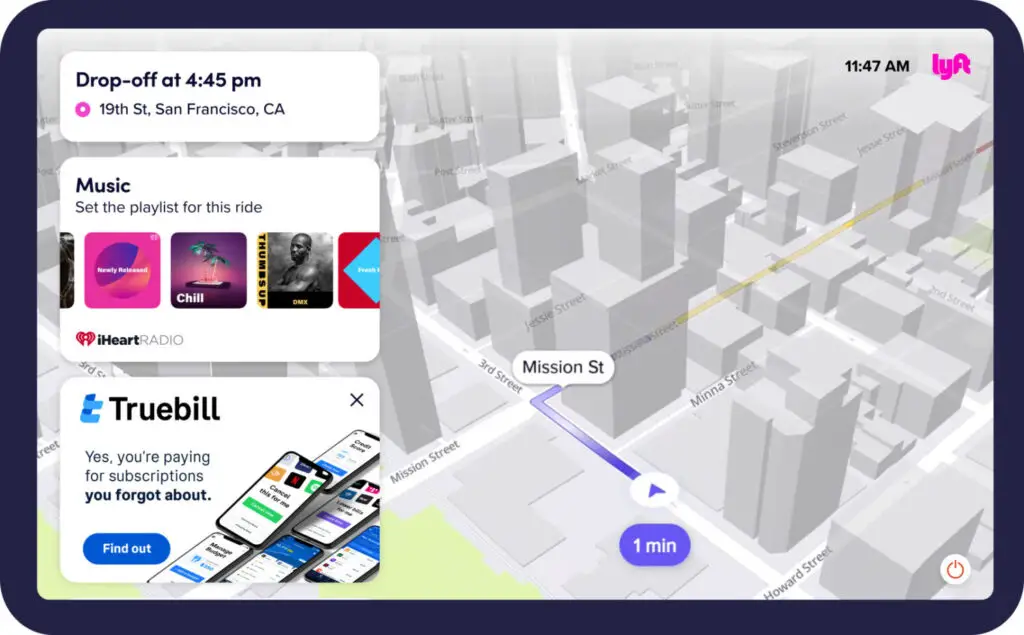 lyft media in-car tablets