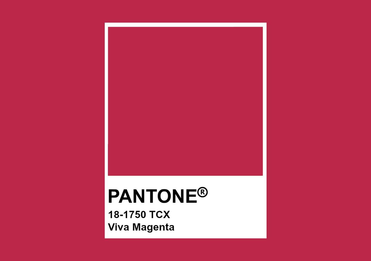 Viva Magenta pantone color of the year 2023