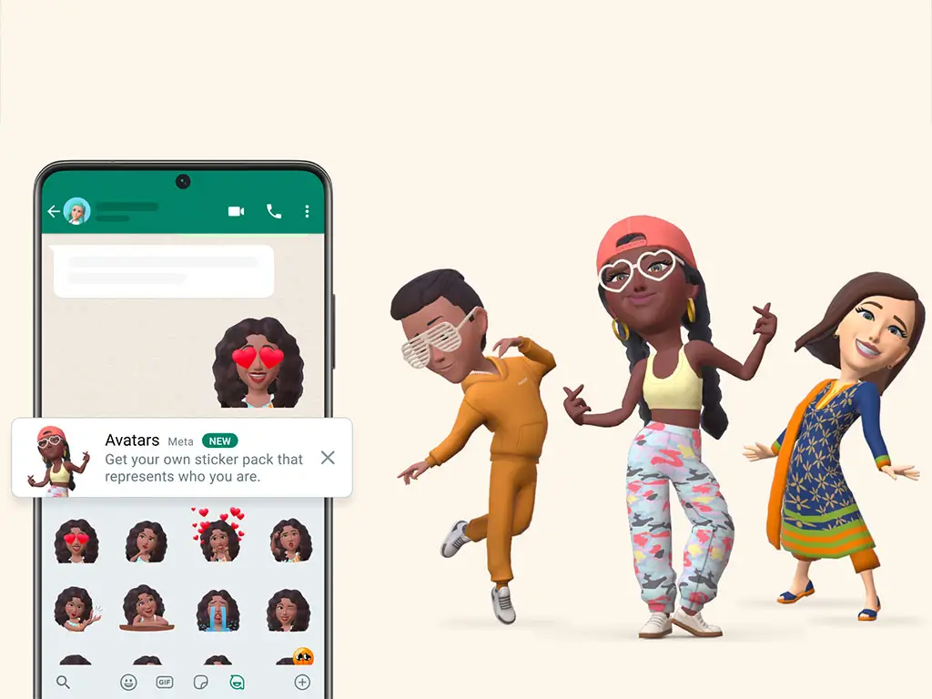 whatsapp 3d avatars