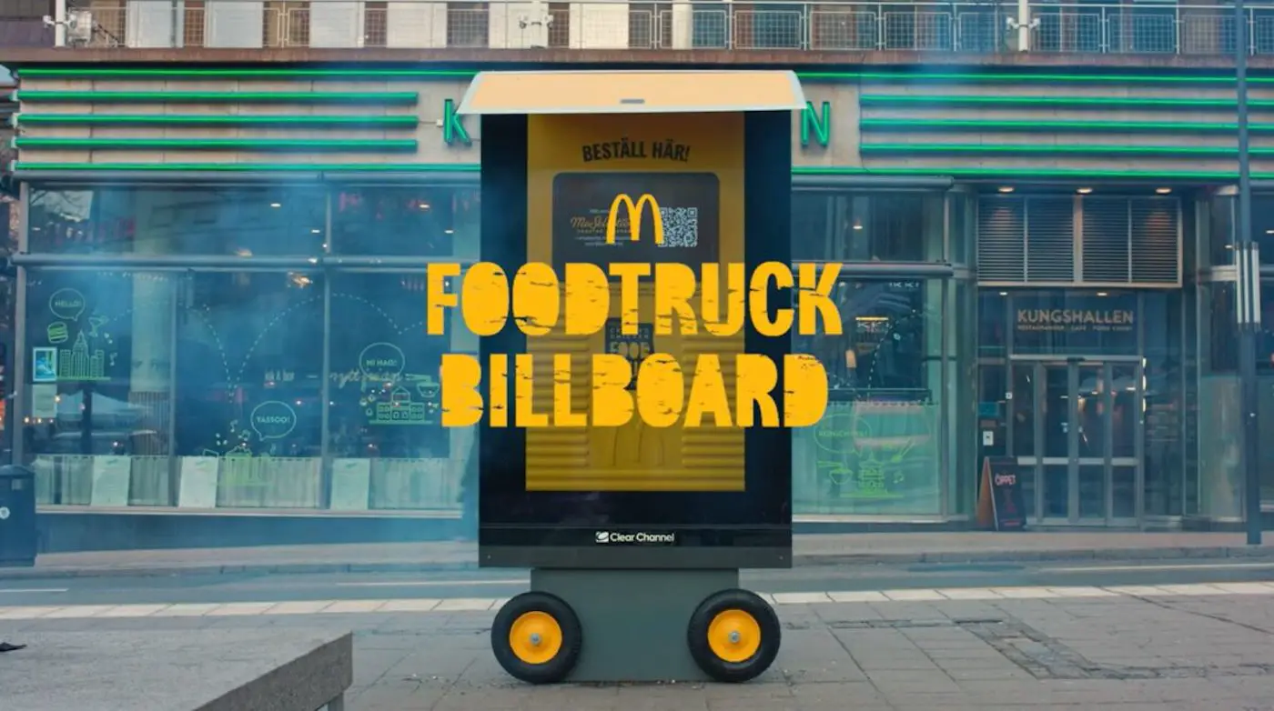 McDonald's foodtruck billboards