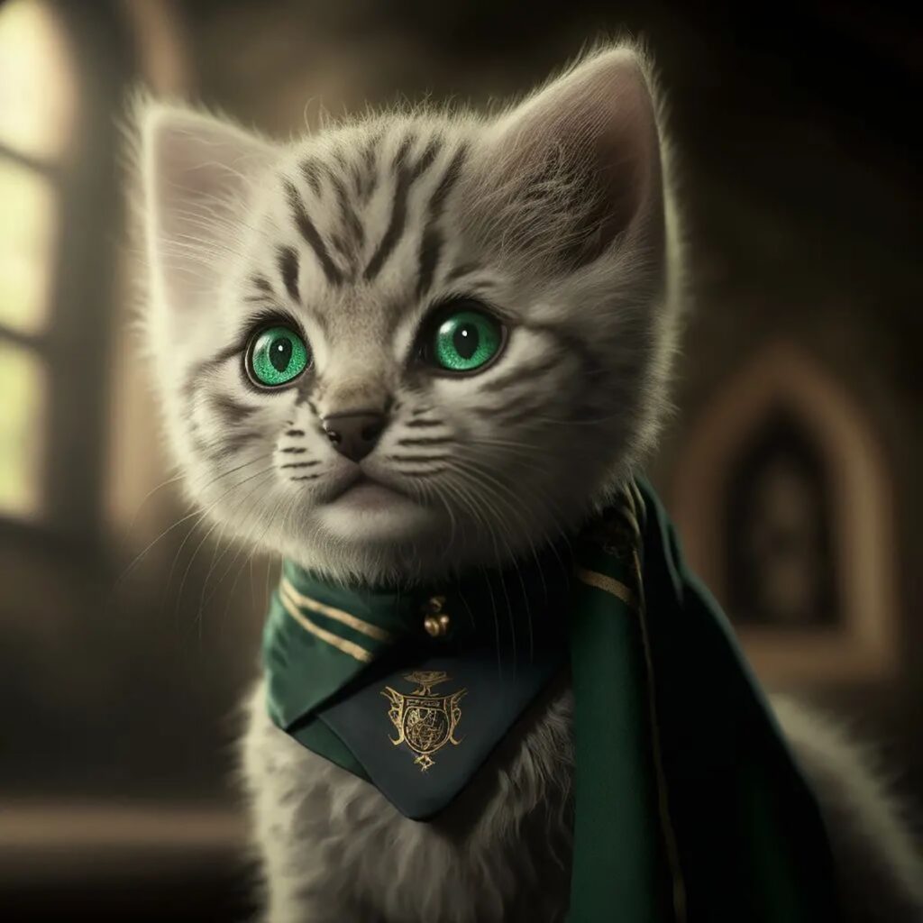 AI Cat portraits - Malfoy
