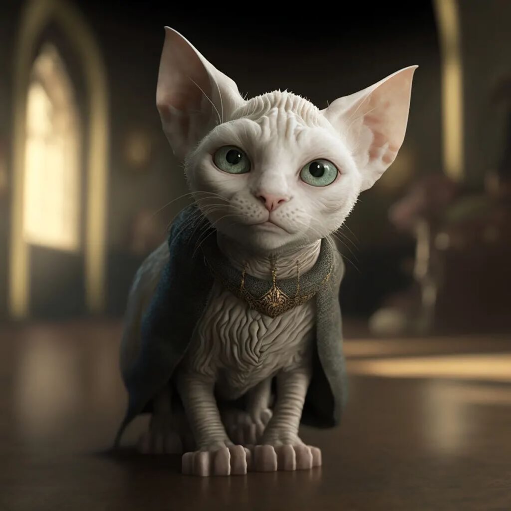 AI Cat portraits - Voldemort