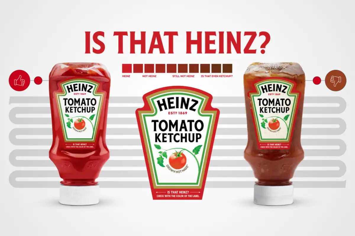 Heinz Pantone label