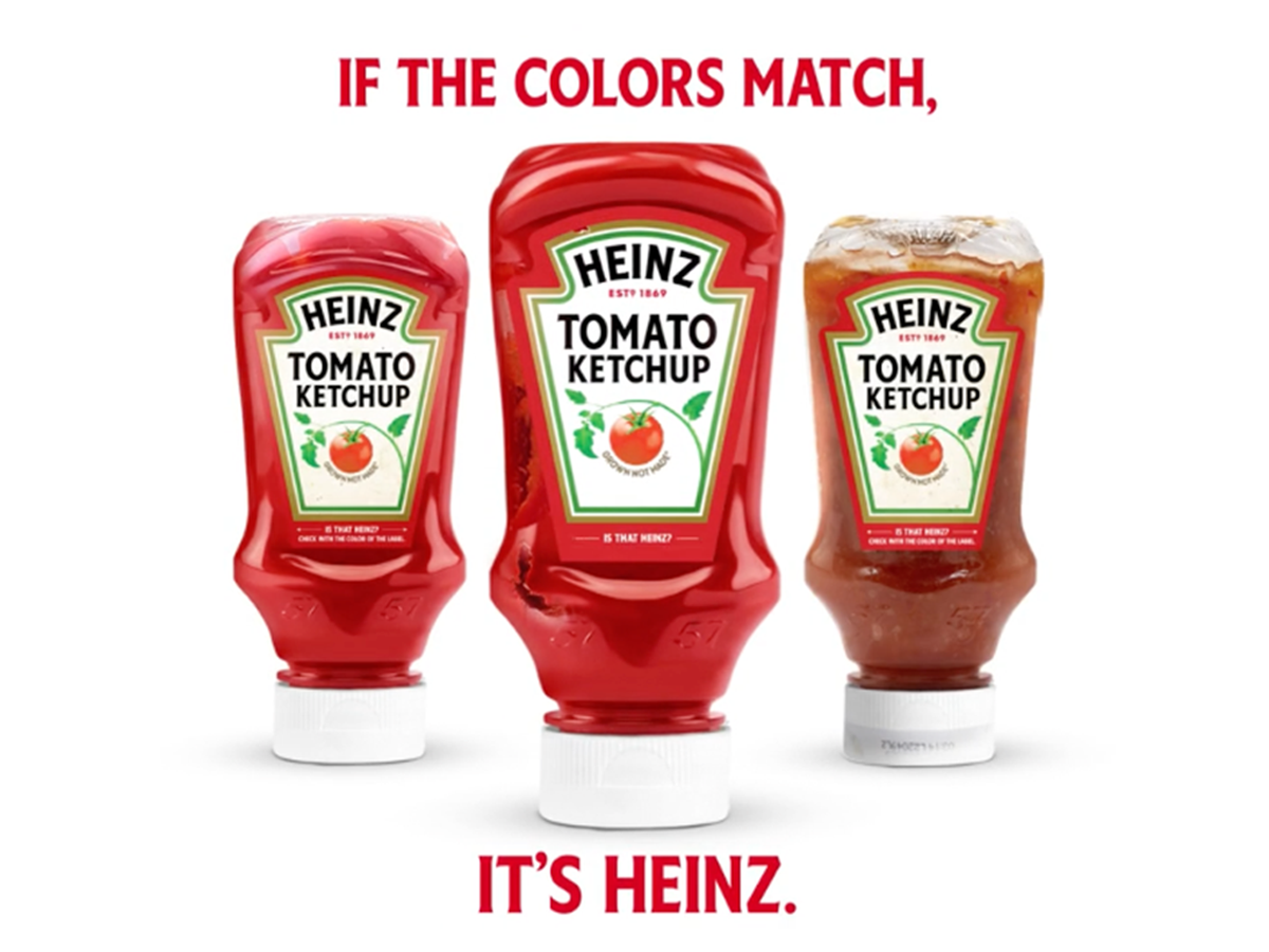 Heinz Pantone label