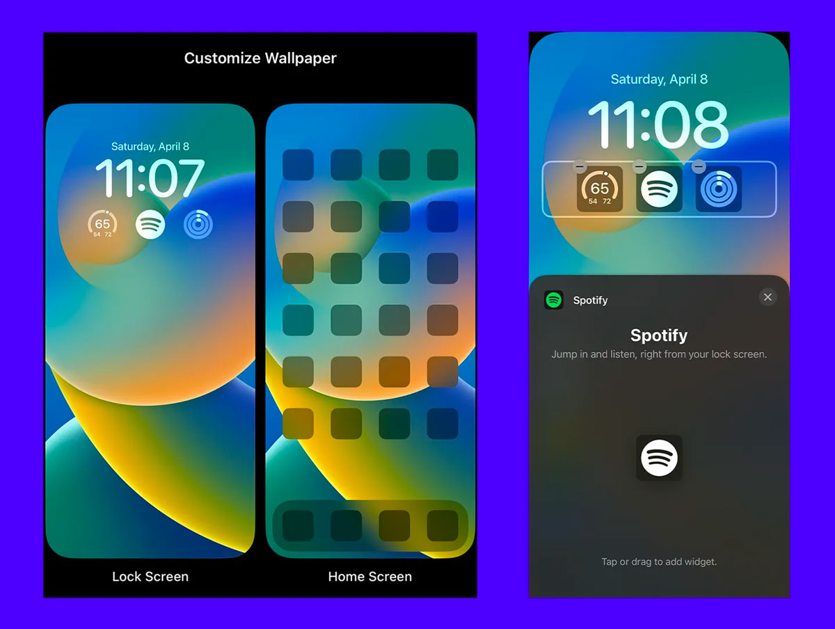 ios 16 spotify lock screen widget