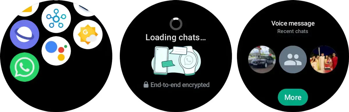 WhatsApp wear os