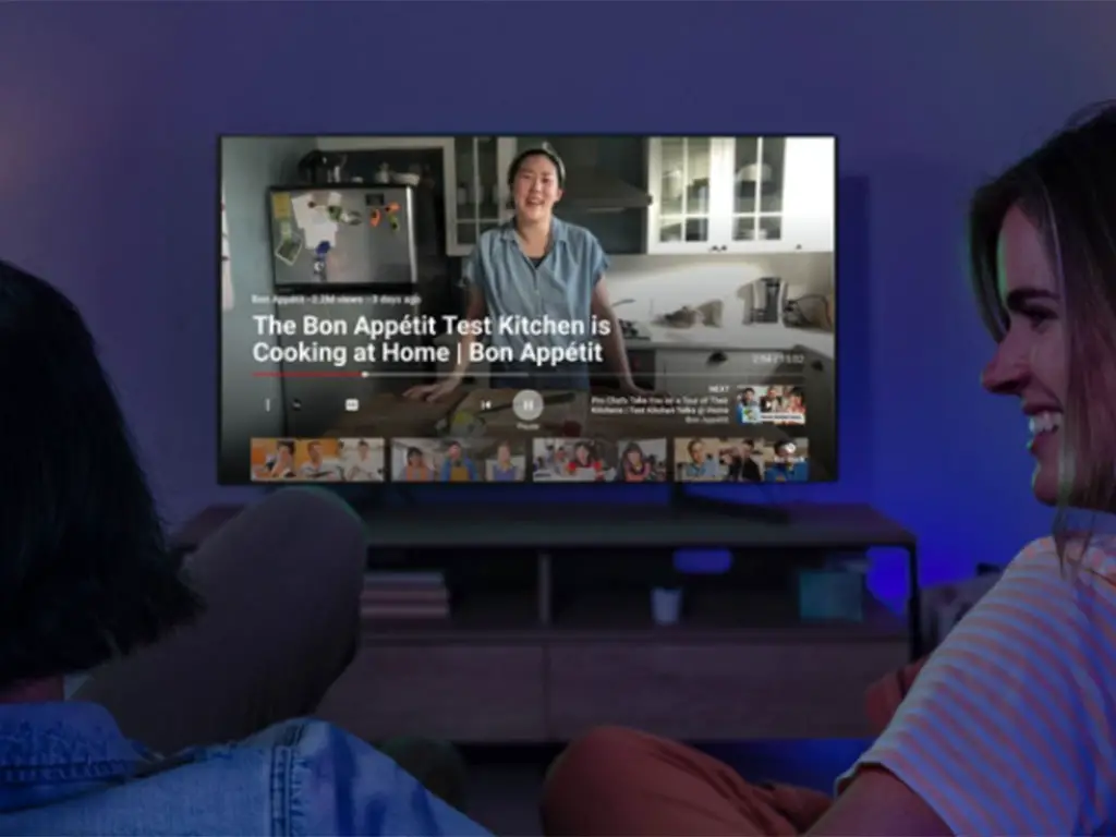 YouTube ads TV