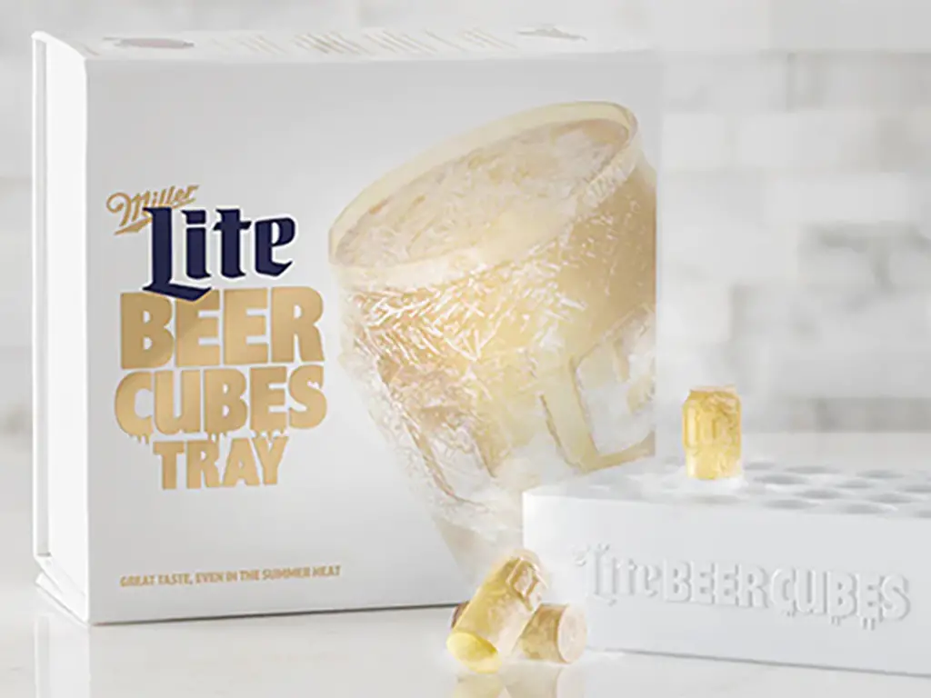 Miller Lite Beer cubes