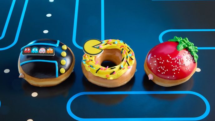 Krispy Kreme PAC-MAN doughnuts