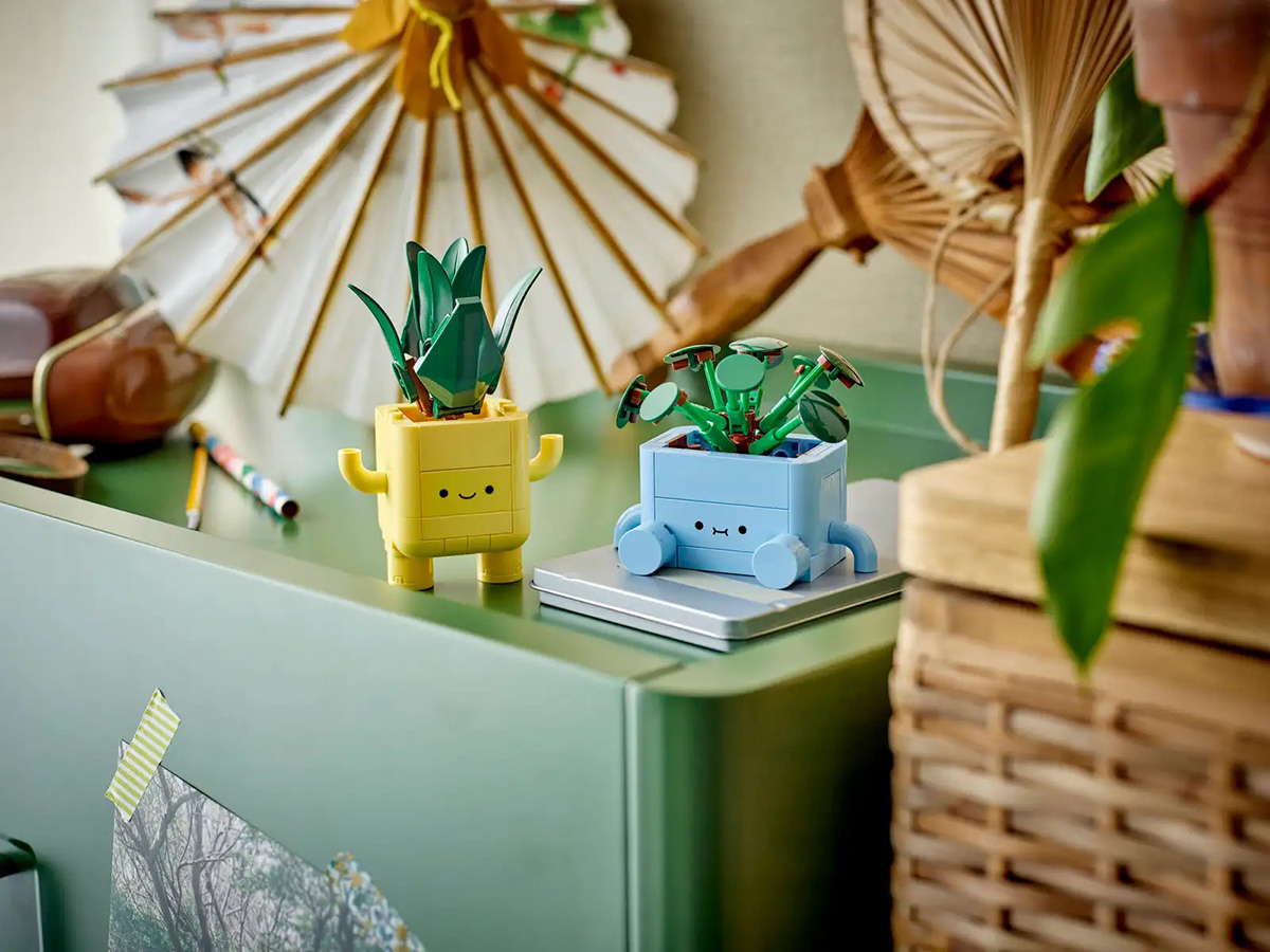 Happy Botanicals LEGO 永樂　鉢　3点セット Plants More + Amazon on $18.79 Just Set 食器