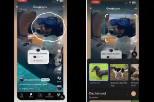 YouTube shorts google lens
